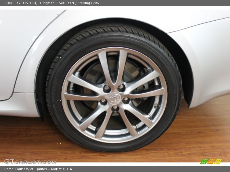 Tungsten Silver Pearl / Sterling Gray 2008 Lexus IS 350
