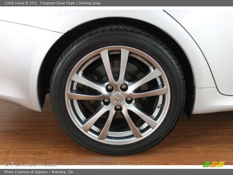 Tungsten Silver Pearl / Sterling Gray 2008 Lexus IS 350