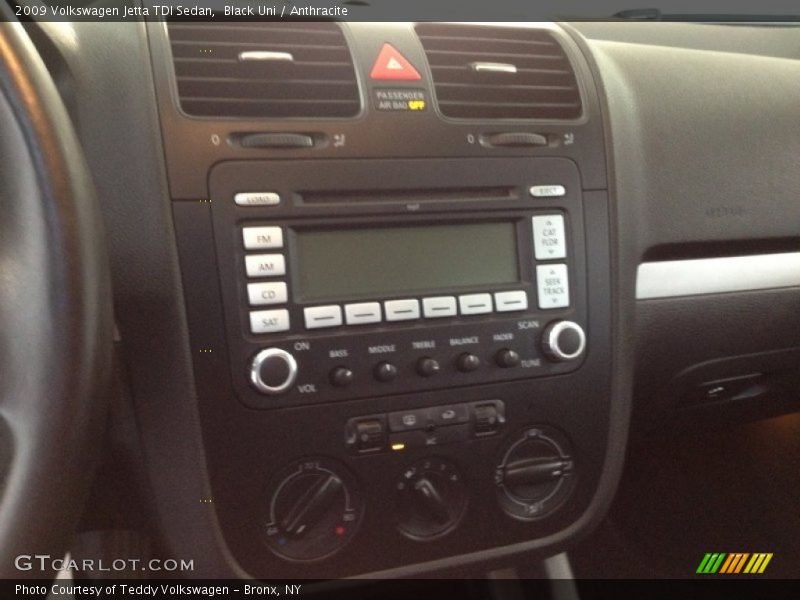 Black Uni / Anthracite 2009 Volkswagen Jetta TDI Sedan