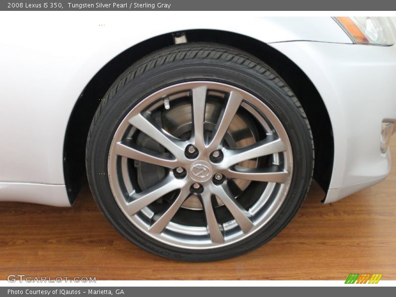 Tungsten Silver Pearl / Sterling Gray 2008 Lexus IS 350