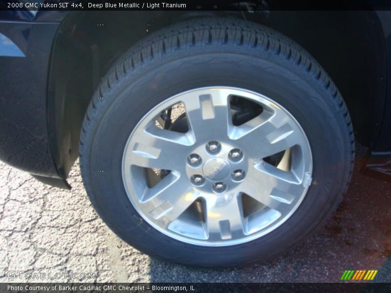 Deep Blue Metallic / Light Titanium 2008 GMC Yukon SLT 4x4