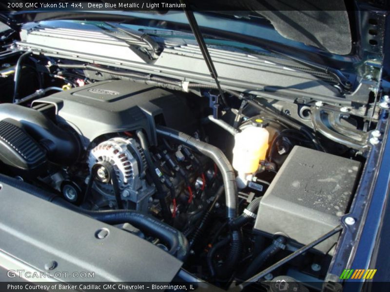 Deep Blue Metallic / Light Titanium 2008 GMC Yukon SLT 4x4