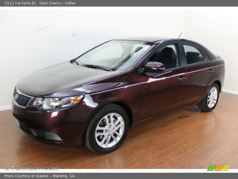 Dark Cherry / Coffee 2011 Kia Forte EX