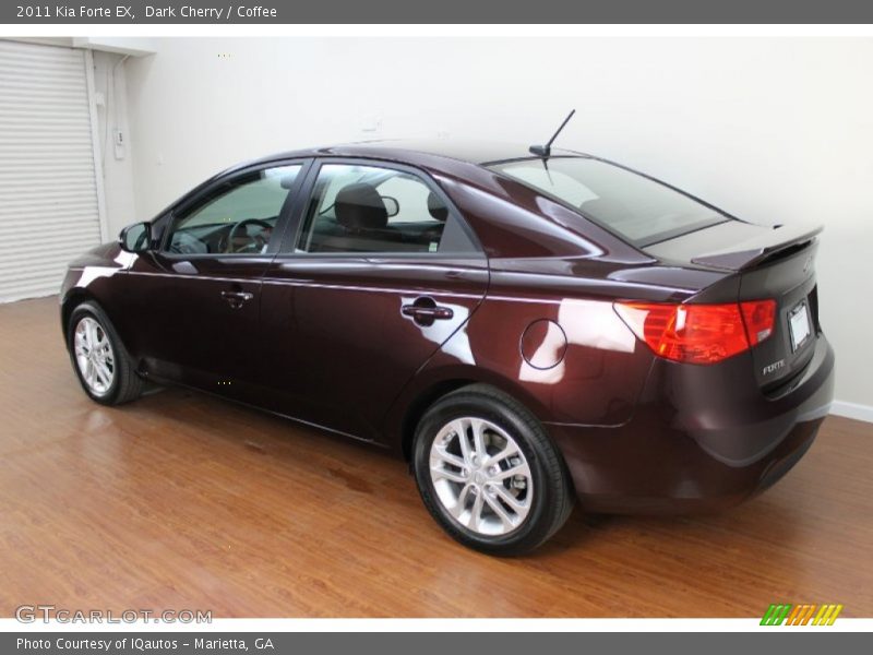 Dark Cherry / Coffee 2011 Kia Forte EX