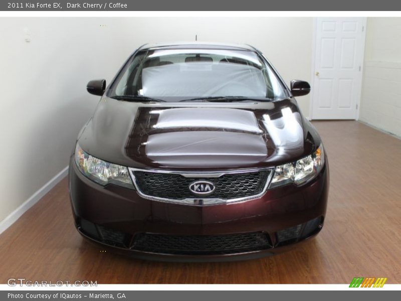 Dark Cherry / Coffee 2011 Kia Forte EX
