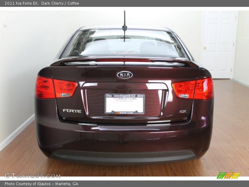 Dark Cherry / Coffee 2011 Kia Forte EX