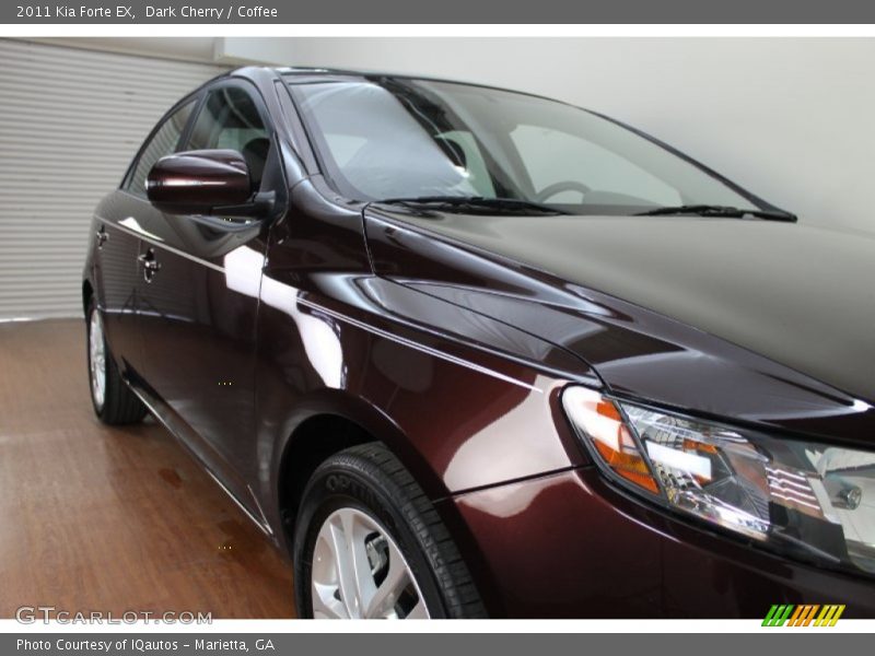 Dark Cherry / Coffee 2011 Kia Forte EX