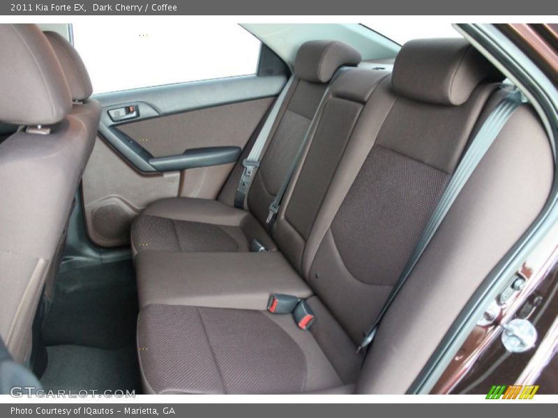 Dark Cherry / Coffee 2011 Kia Forte EX