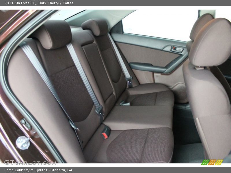 Dark Cherry / Coffee 2011 Kia Forte EX