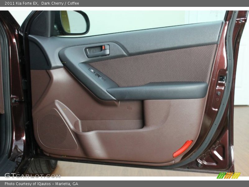 Dark Cherry / Coffee 2011 Kia Forte EX