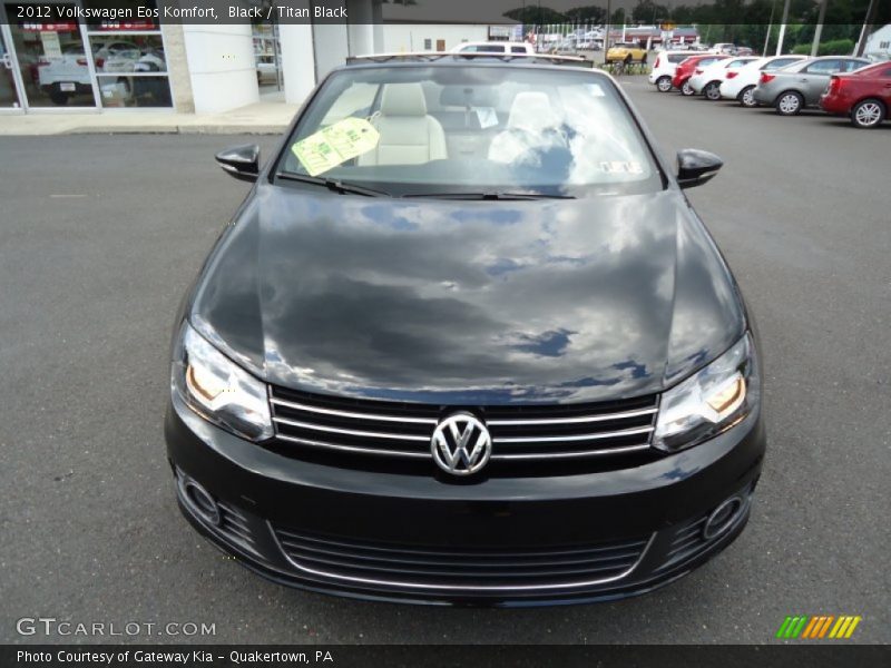 Black / Titan Black 2012 Volkswagen Eos Komfort