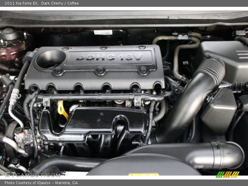 Dark Cherry / Coffee 2011 Kia Forte EX