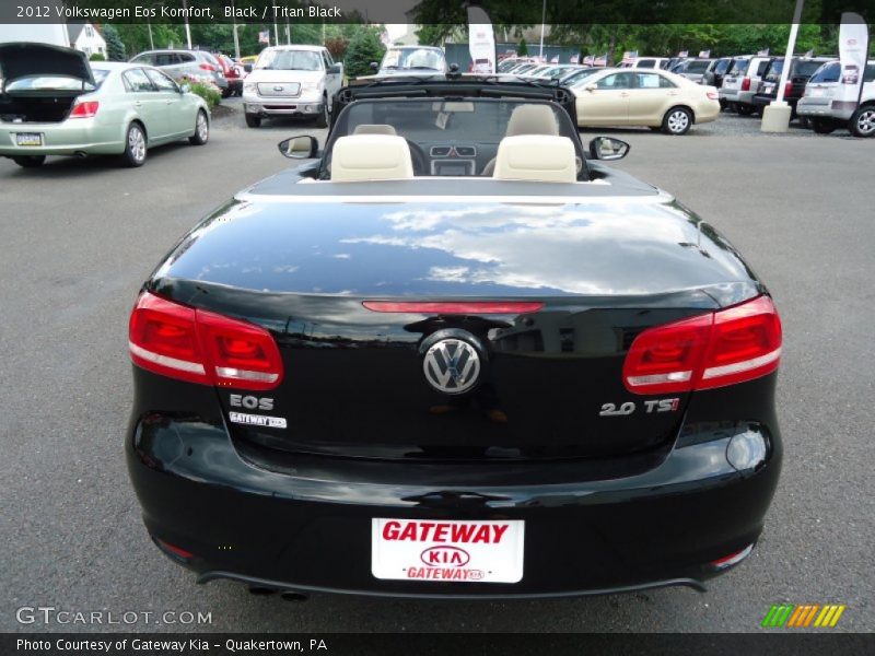Black / Titan Black 2012 Volkswagen Eos Komfort