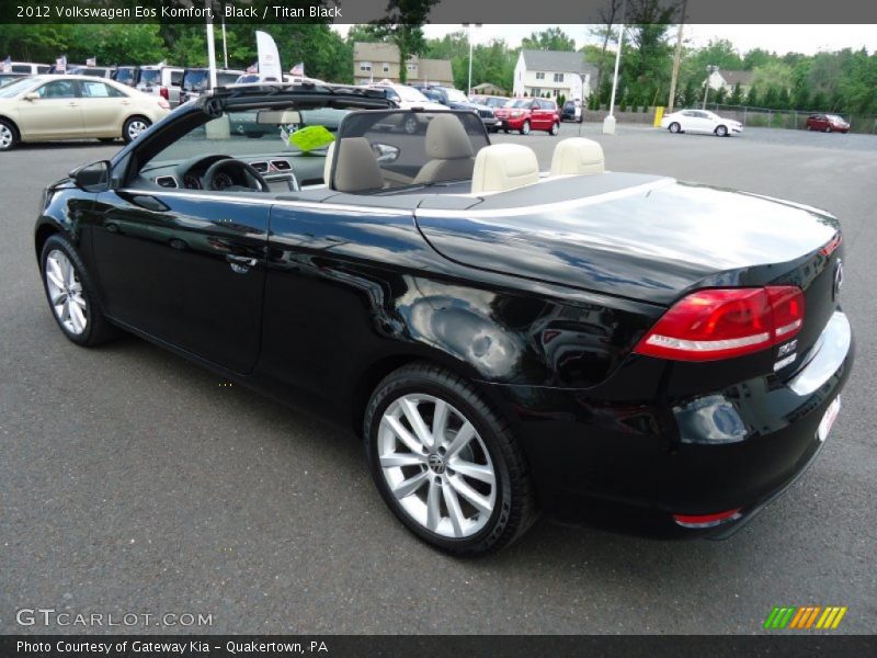 Black / Titan Black 2012 Volkswagen Eos Komfort