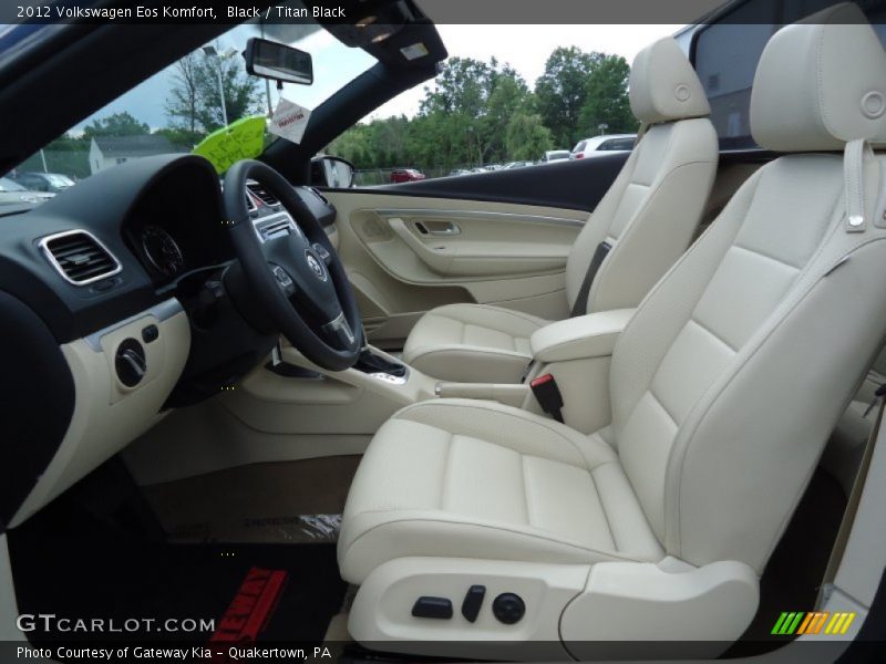 Black / Titan Black 2012 Volkswagen Eos Komfort