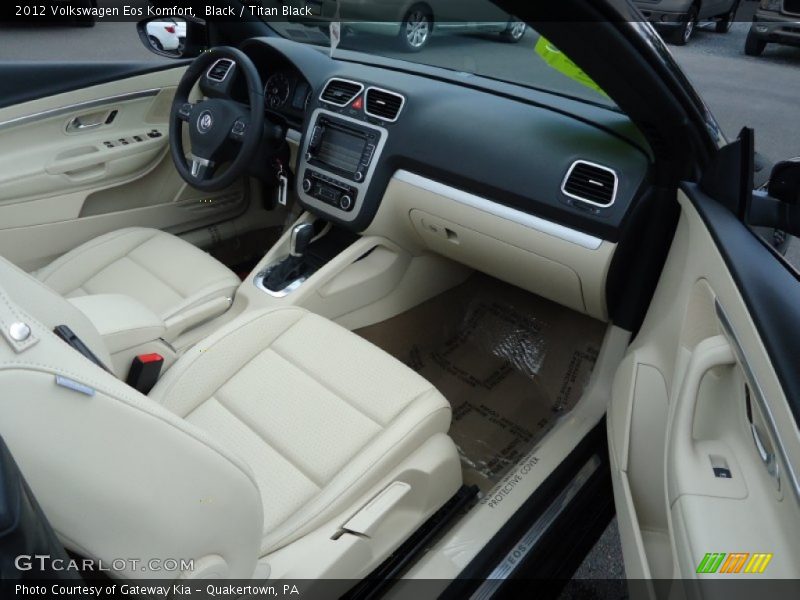 Black / Titan Black 2012 Volkswagen Eos Komfort