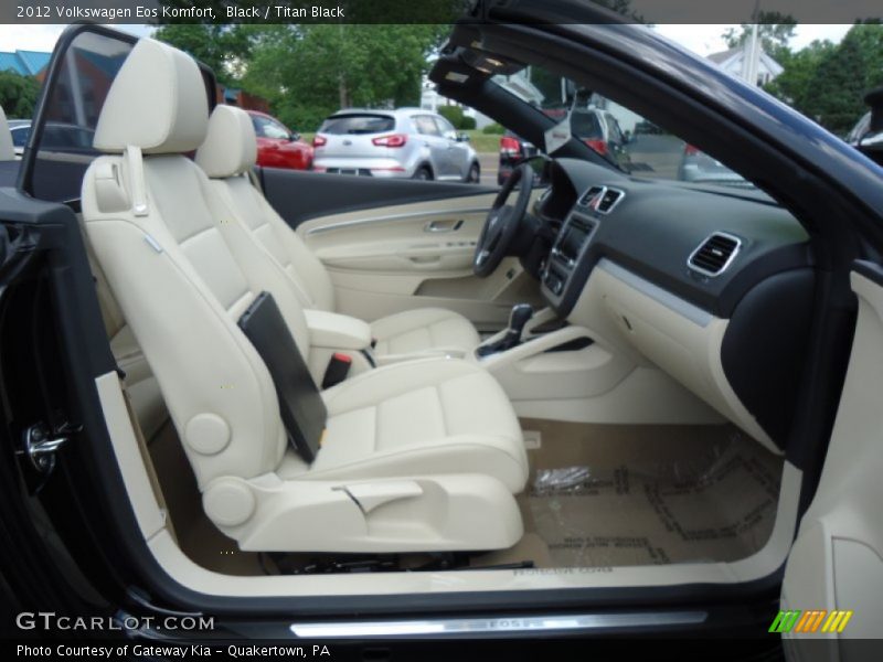 Black / Titan Black 2012 Volkswagen Eos Komfort
