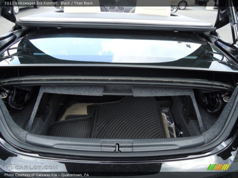 Black / Titan Black 2012 Volkswagen Eos Komfort