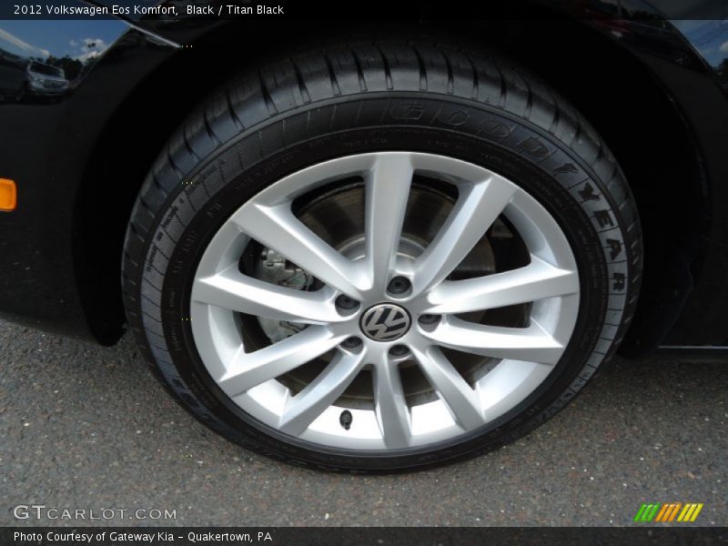 Black / Titan Black 2012 Volkswagen Eos Komfort