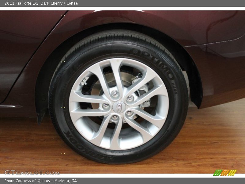 Dark Cherry / Coffee 2011 Kia Forte EX
