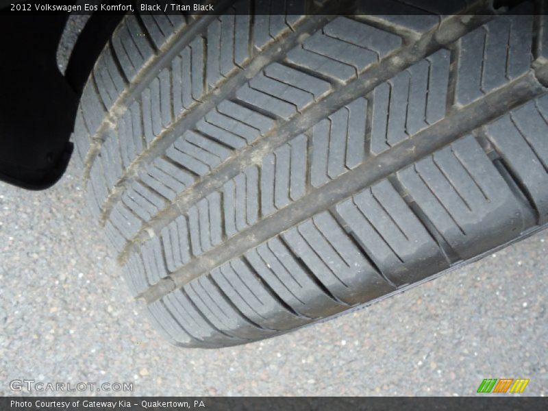 Black / Titan Black 2012 Volkswagen Eos Komfort