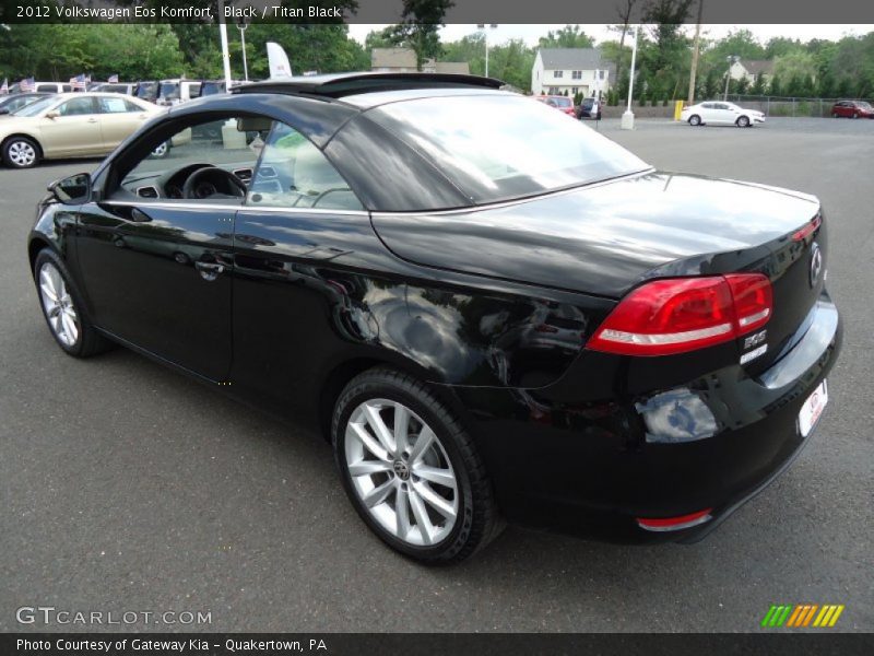 Black / Titan Black 2012 Volkswagen Eos Komfort