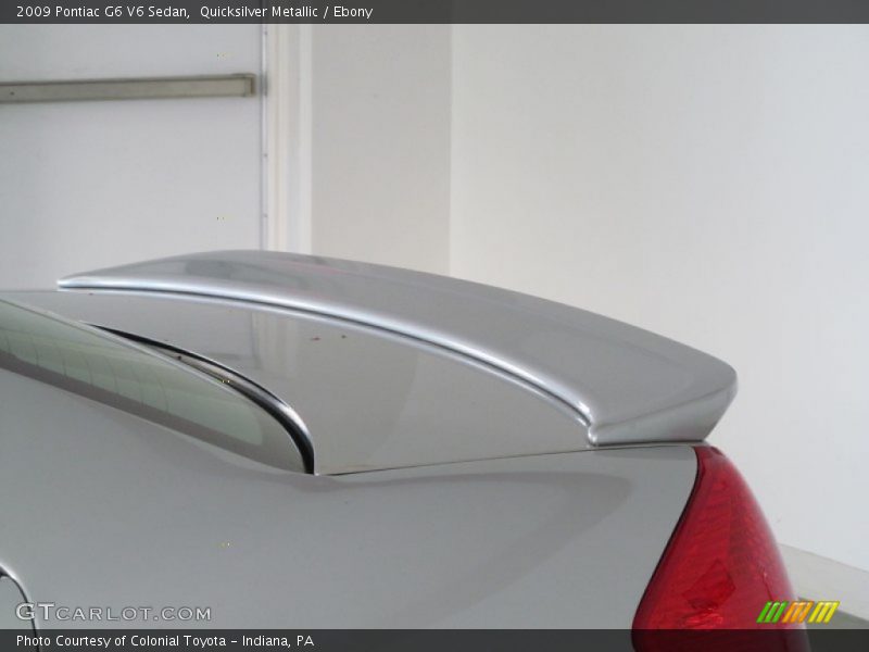 Quicksilver Metallic / Ebony 2009 Pontiac G6 V6 Sedan