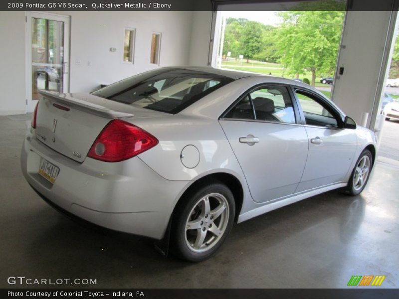 Quicksilver Metallic / Ebony 2009 Pontiac G6 V6 Sedan