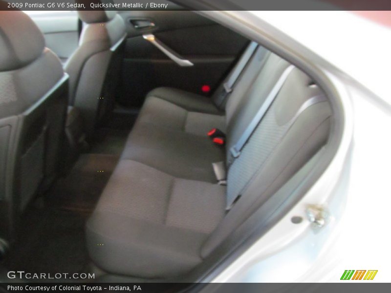 Quicksilver Metallic / Ebony 2009 Pontiac G6 V6 Sedan