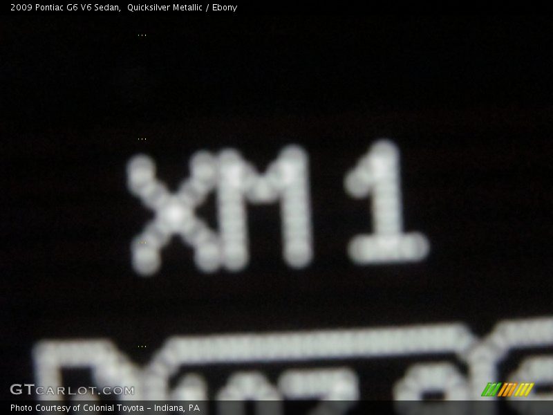 Quicksilver Metallic / Ebony 2009 Pontiac G6 V6 Sedan
