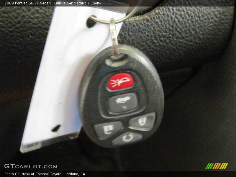 Quicksilver Metallic / Ebony 2009 Pontiac G6 V6 Sedan