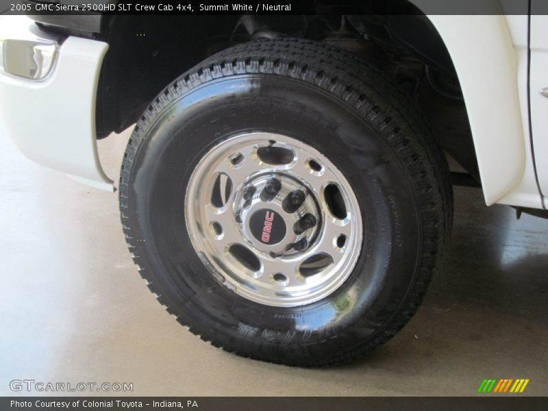 Summit White / Neutral 2005 GMC Sierra 2500HD SLT Crew Cab 4x4