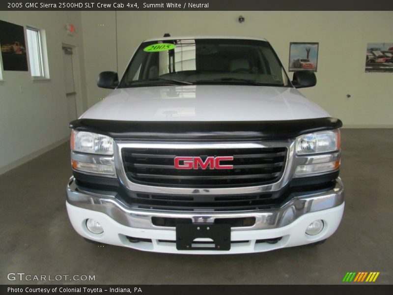 Summit White / Neutral 2005 GMC Sierra 2500HD SLT Crew Cab 4x4