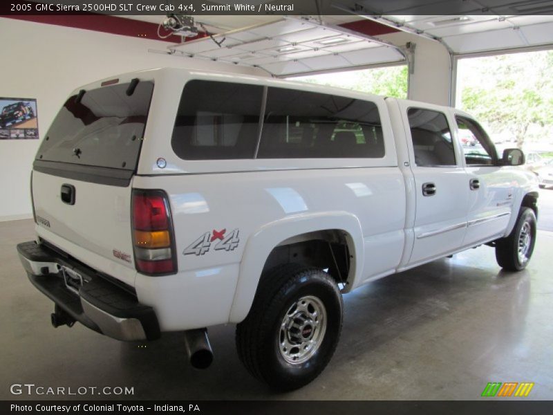 Summit White / Neutral 2005 GMC Sierra 2500HD SLT Crew Cab 4x4