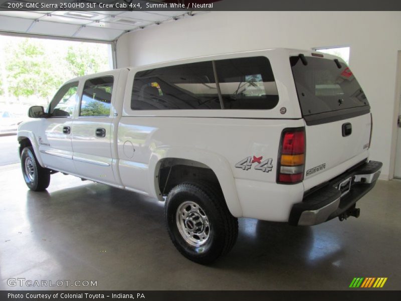 Summit White / Neutral 2005 GMC Sierra 2500HD SLT Crew Cab 4x4
