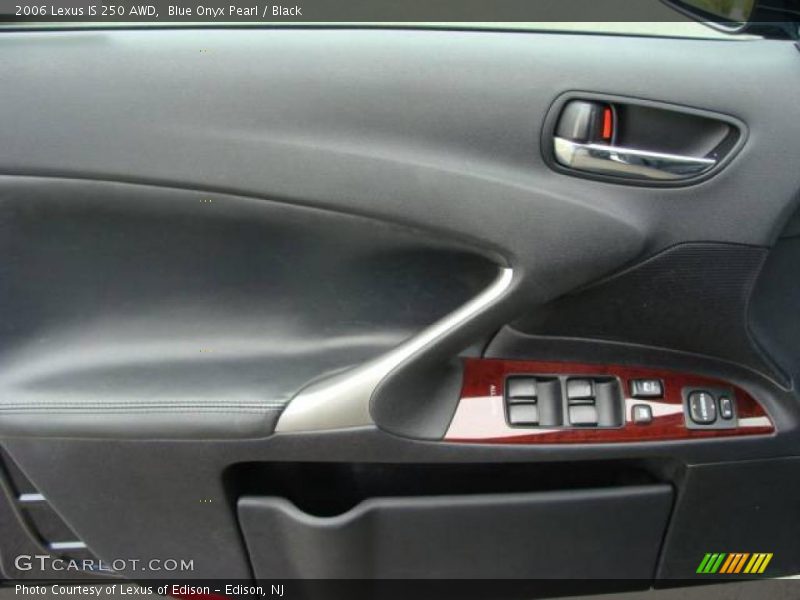 Blue Onyx Pearl / Black 2006 Lexus IS 250 AWD