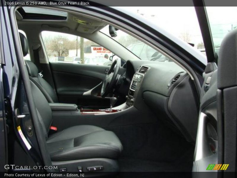 Blue Onyx Pearl / Black 2006 Lexus IS 250 AWD