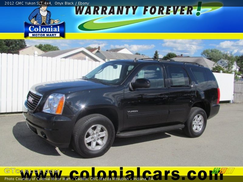 Onyx Black / Ebony 2012 GMC Yukon SLT 4x4