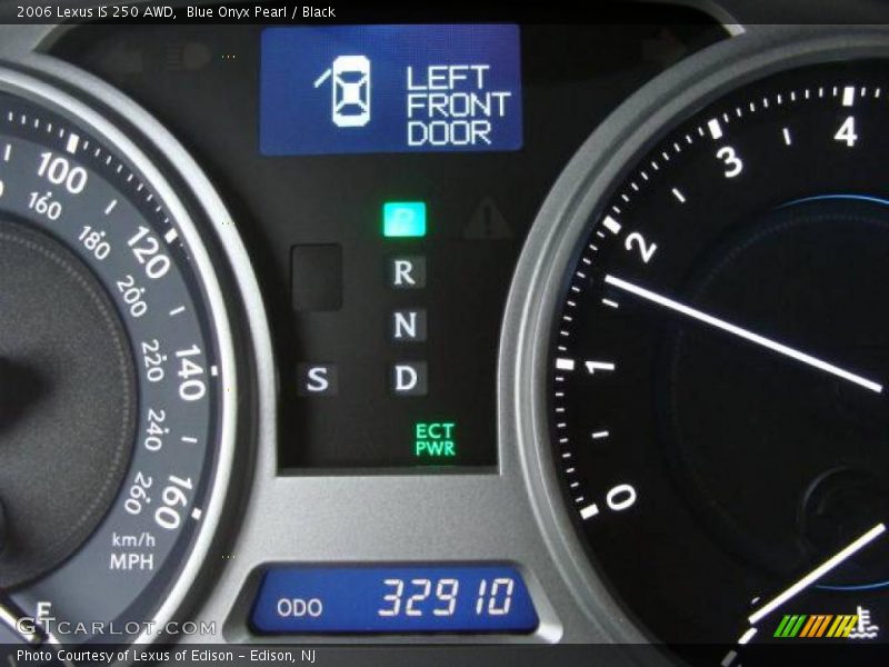 Blue Onyx Pearl / Black 2006 Lexus IS 250 AWD