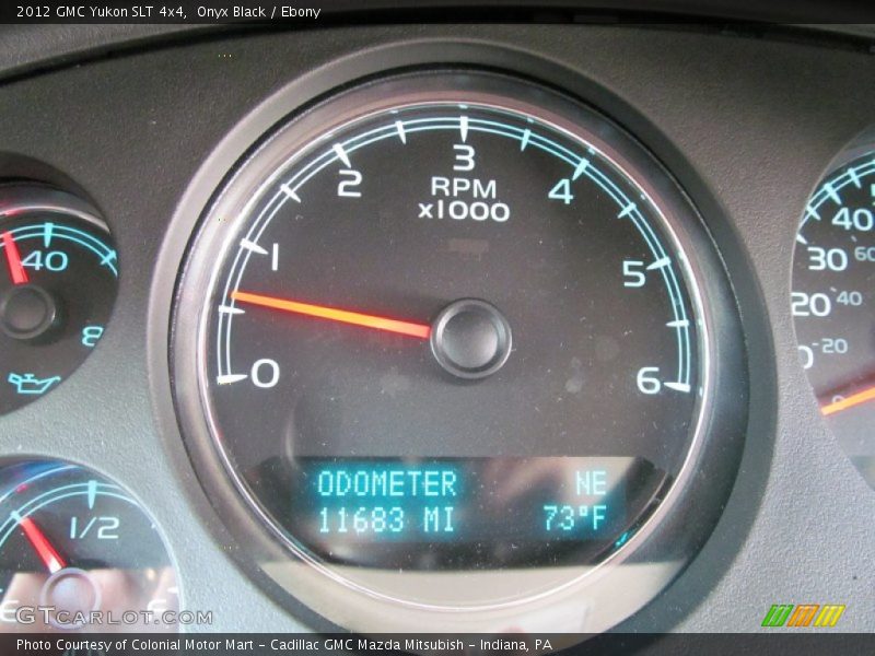 Onyx Black / Ebony 2012 GMC Yukon SLT 4x4