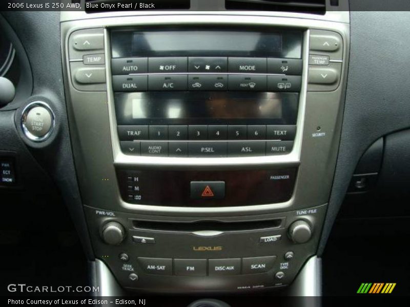 Blue Onyx Pearl / Black 2006 Lexus IS 250 AWD