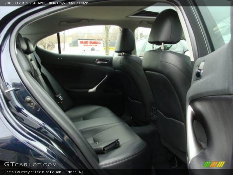 Blue Onyx Pearl / Black 2006 Lexus IS 250 AWD