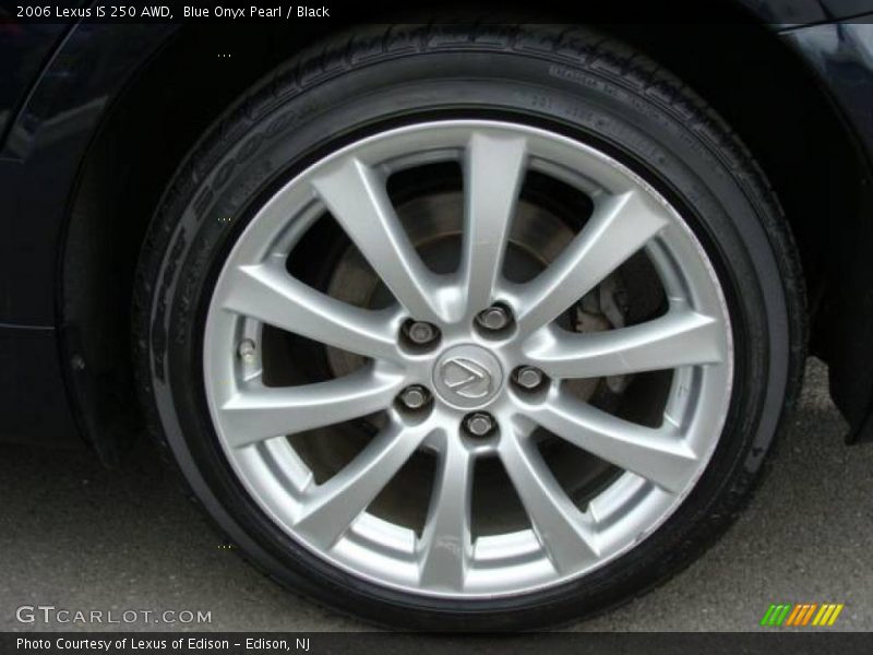 Blue Onyx Pearl / Black 2006 Lexus IS 250 AWD