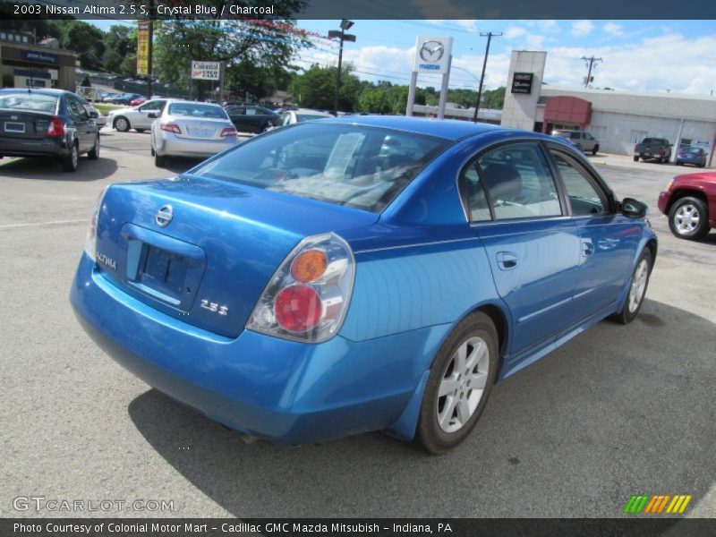 Crystal Blue / Charcoal 2003 Nissan Altima 2.5 S