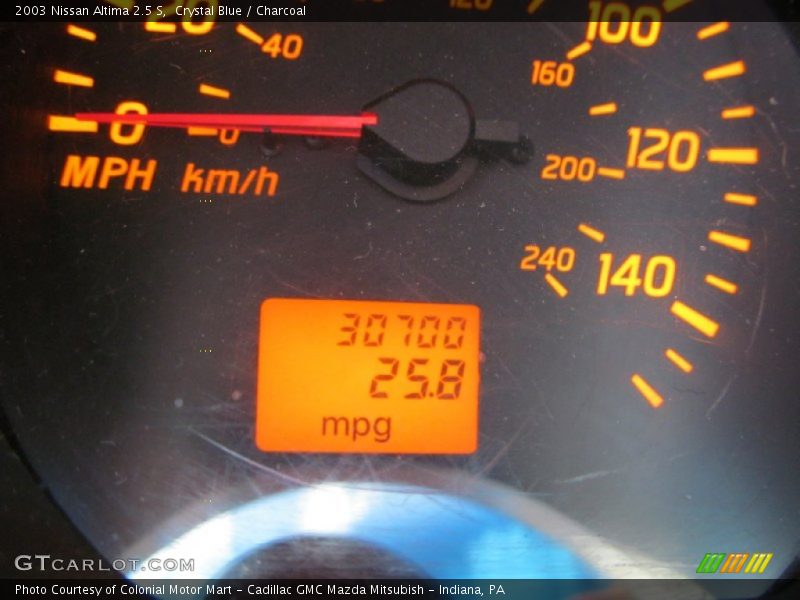 Crystal Blue / Charcoal 2003 Nissan Altima 2.5 S