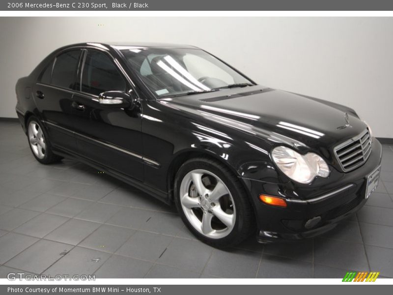 Black / Black 2006 Mercedes-Benz C 230 Sport
