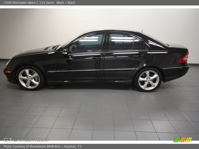 Black / Black 2006 Mercedes-Benz C 230 Sport