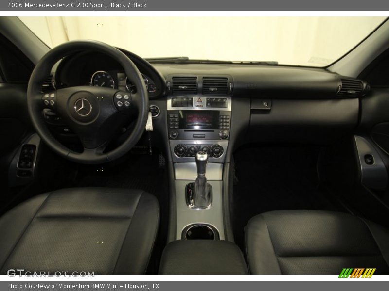 Black / Black 2006 Mercedes-Benz C 230 Sport