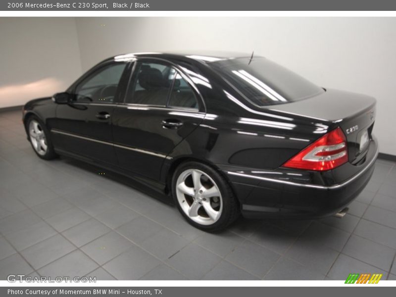 Black / Black 2006 Mercedes-Benz C 230 Sport