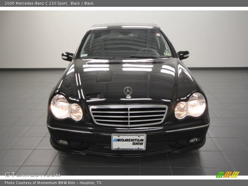 Black / Black 2006 Mercedes-Benz C 230 Sport